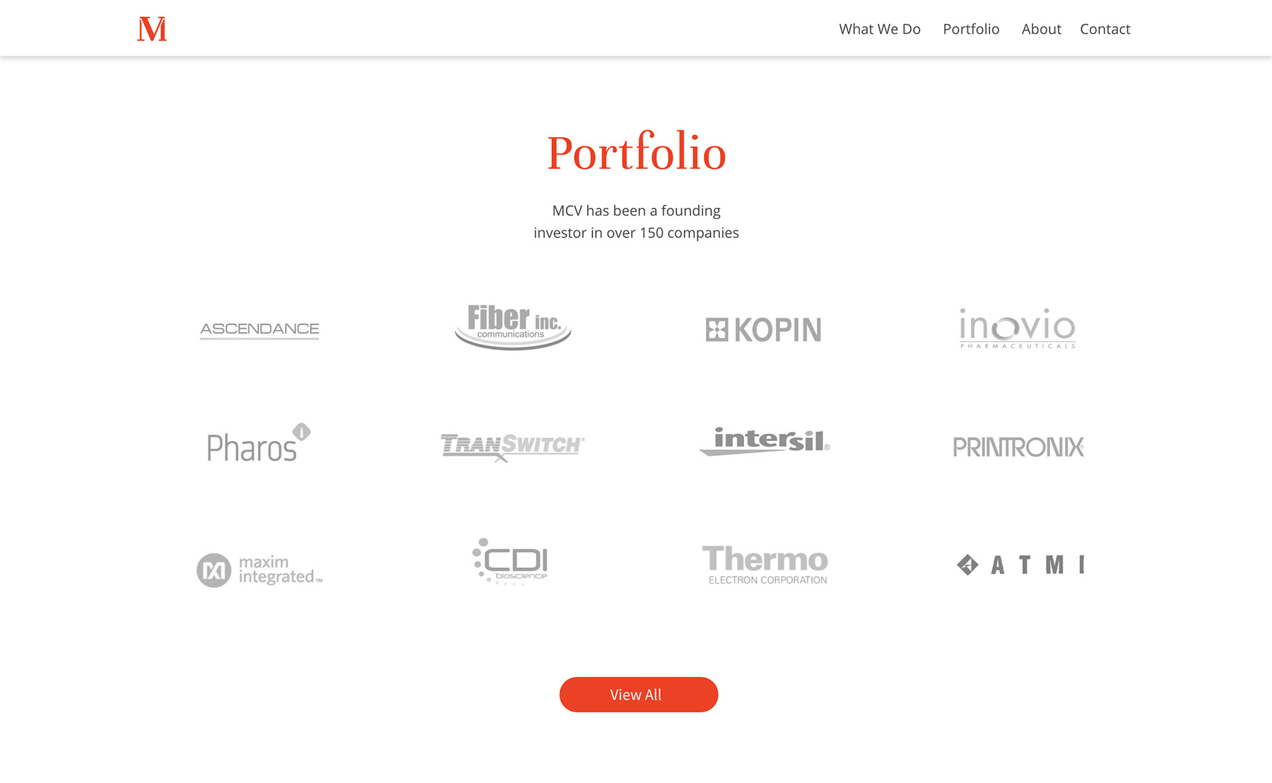 new portfolio section