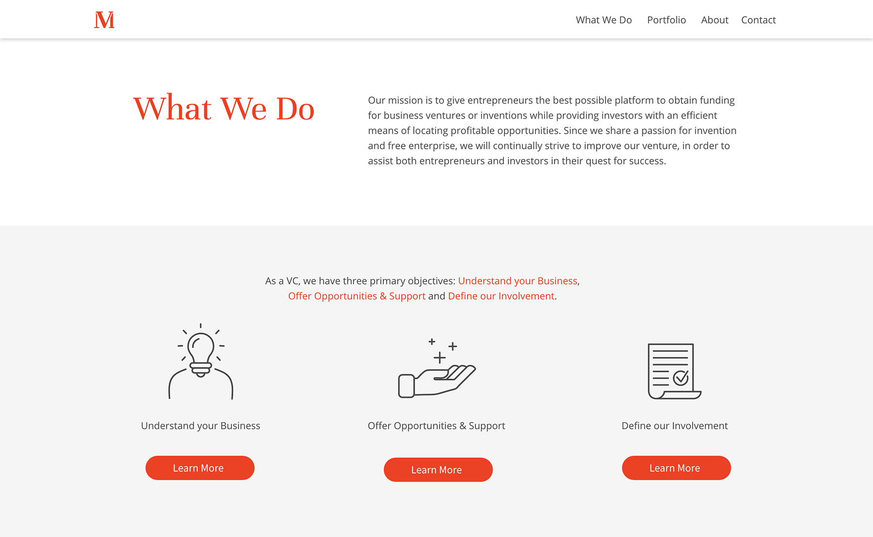 new what we do section